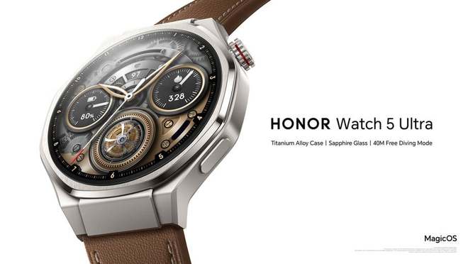 ch 5 Ultra：高端耐用智能手表k8凯发马竞赞助HONOR发布Wat(图2)